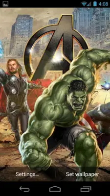 The Avengers Live Wallpaper android App screenshot 1