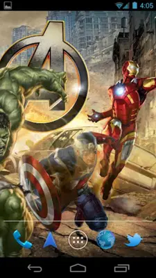 The Avengers Live Wallpaper android App screenshot 2